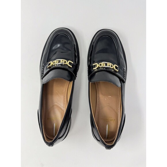 Sam Edelman Womens Shoes Black Leather Christy Loafer Buckle Slip On US 11 M - Picture 7 of 10
